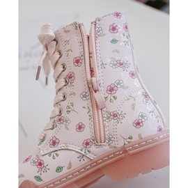 Botines infantiles aislantes con cremallera, rosa Dolida 1