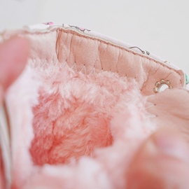 Botines infantiles aislantes con cremallera, rosa Dolida rosado 2