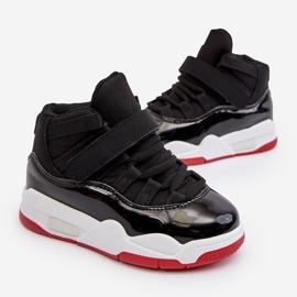 Zapatos Deportivos con Cordones Niño Negro y Rojo Darina 5