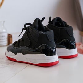 Zapatos Deportivos con Cordones Niño Negro y Rojo Darina 3