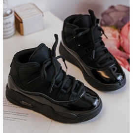 Zapatos Deportivos con Cordones para Niño Negro Darina 2