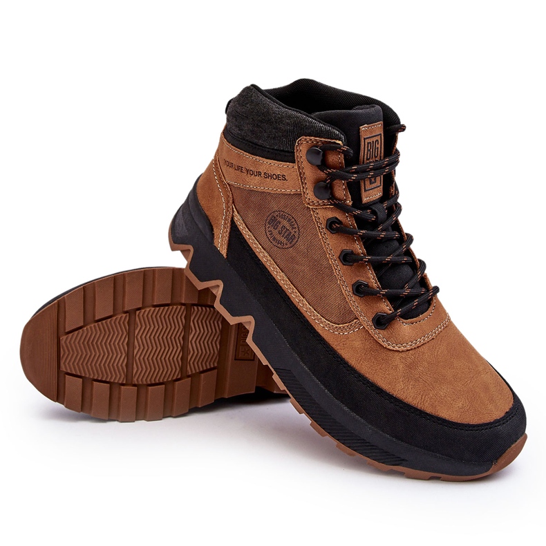 Zapatos Trekking Hombre Negro Big Star MM174016 - KeeShoes