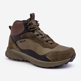 Zapatos Trekking Aislados Hombre Verde Big Star MM174333 1