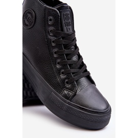 Zapatillas altas de hombre con aislamiento y cremallera Black Big Star negro 4