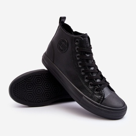 Zapatillas de hombre aislantes con cremallera negro Big Star MM174012 3