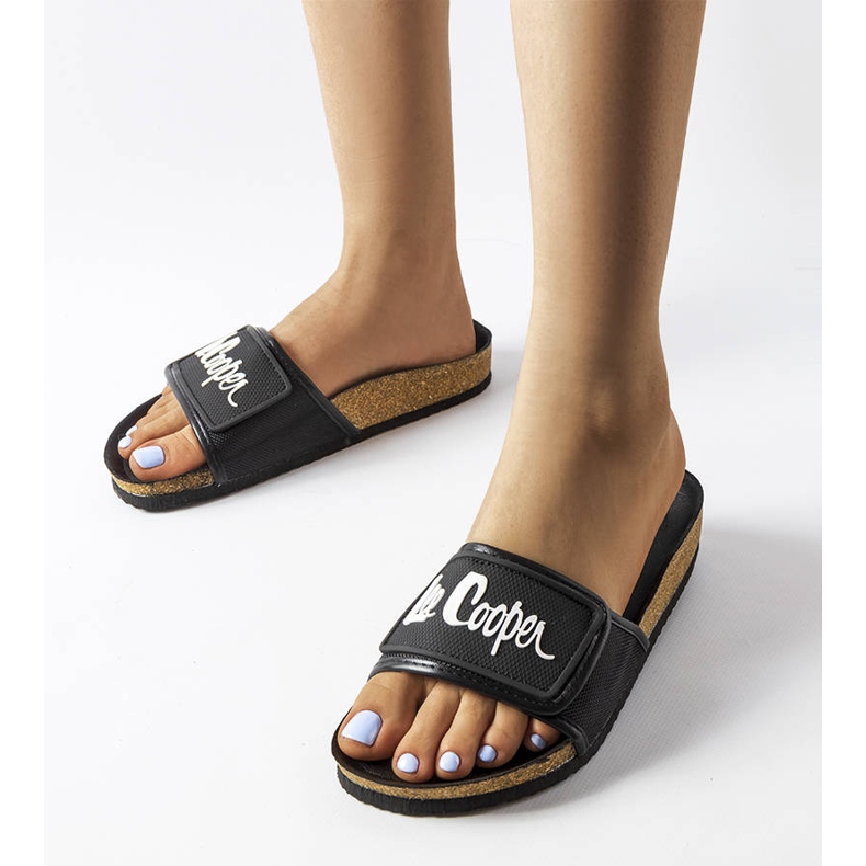 Zapatillas Lee Cooper LCW-22-35-1189L negras negro 1