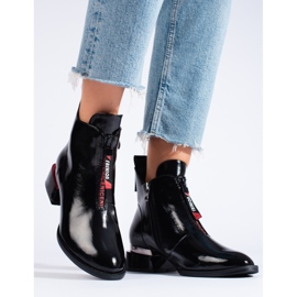 Botas mujer tacón bajo Shelovet negro 1