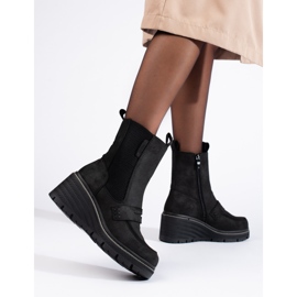 Goodin Botines Shelovet de ante negro 3