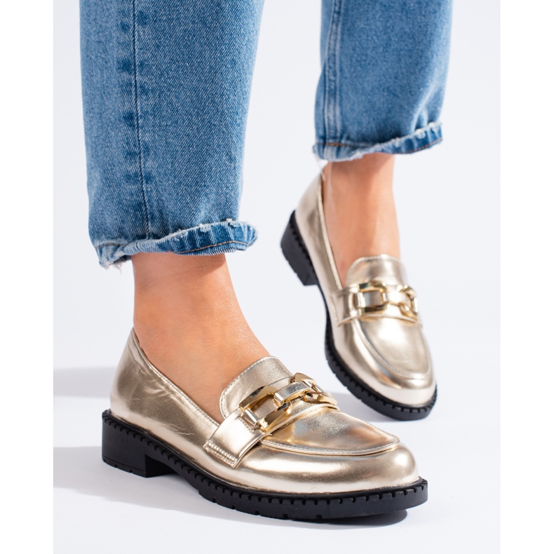 Zapatos Shelovet mujer dorados 1