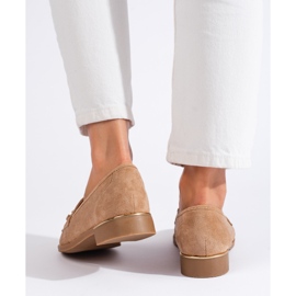 Señores de ante Shelovet beige para mujer 3