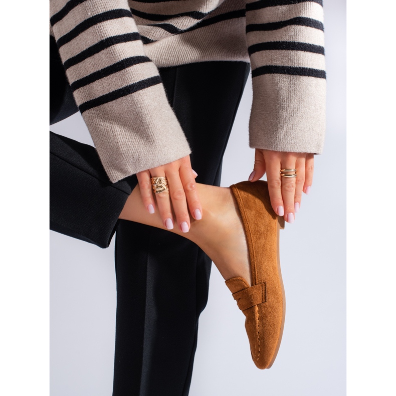 Cómodas señoras camel Shelovet ante señores marrón 1