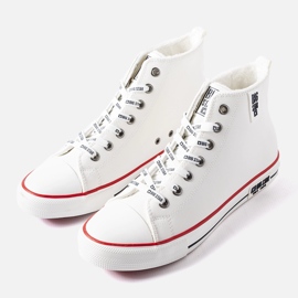Zapatillas altas blancas de hombre Big star KK174345 blanco 1