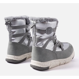 Botas de nieve infantiles grises Big Star KK374171 plata 2