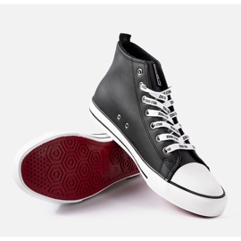 Zapatillas altas negras de hombre Big star KK174346 negro 2
