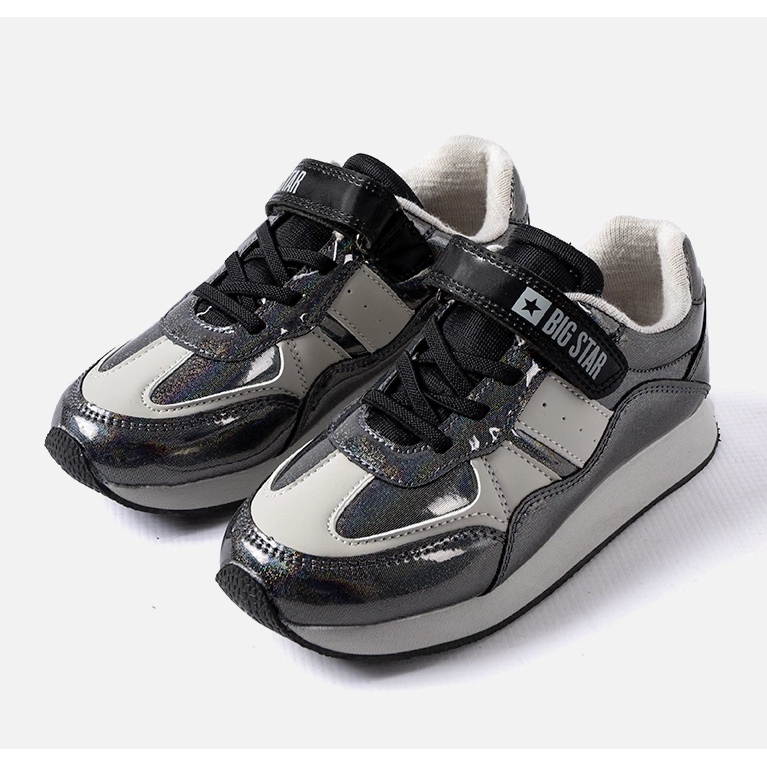 Zapatillas negras con purpurina Big Star KK374103 negro 1 Zapatillas negras con purpurina Big Star KK374103 negro 1