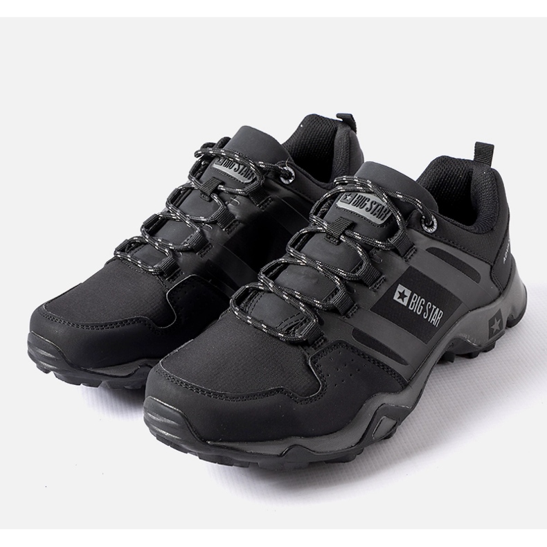 Zapatos trekking Big Star negros y grises GG174269 1