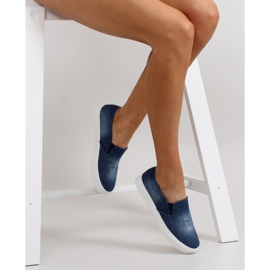 Zapatillas slip-on vaqueras K-89 D. azul azul marino 6