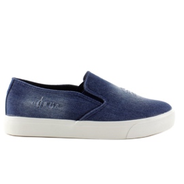 Zapatillas slip-on vaqueras K-89 D. azul azul marino 1