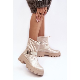 PH2 Botas de mujer con suela maciza y tacón plano, Beige Werikse 2 PH2 Botas de mujer con suela maciza y tacón plano, Beige Werikse 2