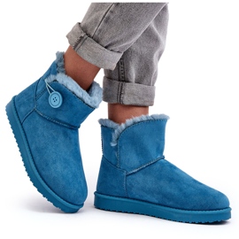 PS1 Botas de nieve aislantes para mujer con decoración, azul Siriol 9