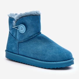 PS1 Botas de nieve aislantes para mujer con decoración, azul Siriol 1