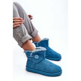 PS1 Botas de nieve aislantes para mujer con decoración, azul Siriol 7