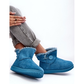 PS1 Botas de nieve aislantes para mujer con decoración, azul Siriol 8
