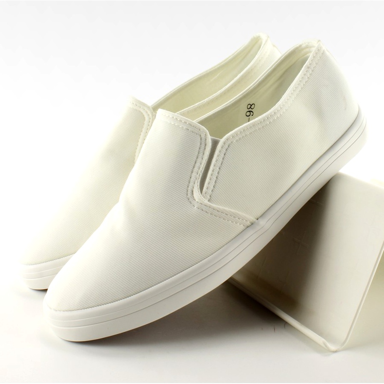 Material zapatillas slip-on 1-98 Blanco 1 Material zapatillas slip-on 1-98 Blanco 1