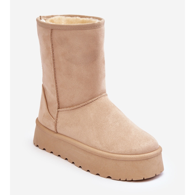 PS1 Botas de nieve con aislamiento de piel para mujer Abrams beige 1 PS1 Botas de nieve con aislamiento de piel para mujer Abrams beige 1
