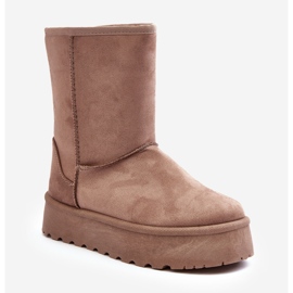 PS1 Botas de nieve con aislamiento de piel para mujer Abrams beige oscuro 1 PS1 Botas de nieve con aislamiento de piel para mujer Abrams beige oscuro 1