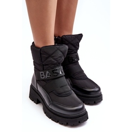 PS1 Botas de nieve aislantes con cremallera para mujer Black Zeva negro 5