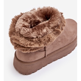 PS1 Botas de Nieve Mujer Rainsa Beige Con Pelo 2