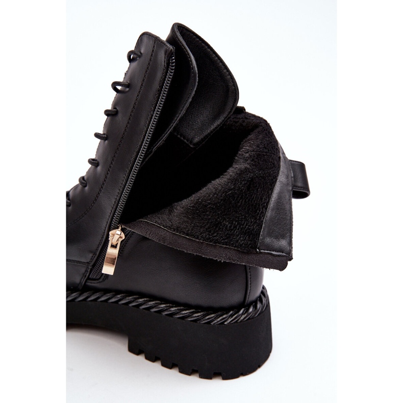 Botas Obrera Mujer Con Adorno Negro S.Barski MR870-68 2 Botas Obrera Mujer Con Adorno Negro S.Barski MR870-68 2