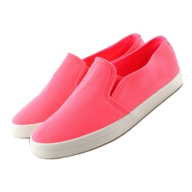 Material zapatillas slip-on 1-98 ROSE- Rojo rosado 1