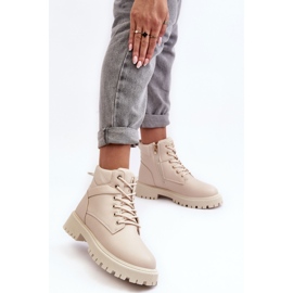PE1 Botas Aislantes Con Cremallera Mujer Beige Gremiva 4