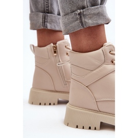 PE1 Botas Aislantes Con Cremallera Mujer Beige Gremiva 6