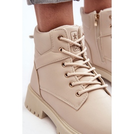 PE1 Botas Aislantes Con Cremallera Mujer Beige Gremiva 8