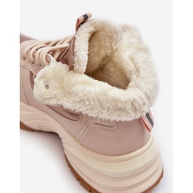 PE1 Zapatillas Deportivas Mujer Aislantes Cordones Beige Dejana 2