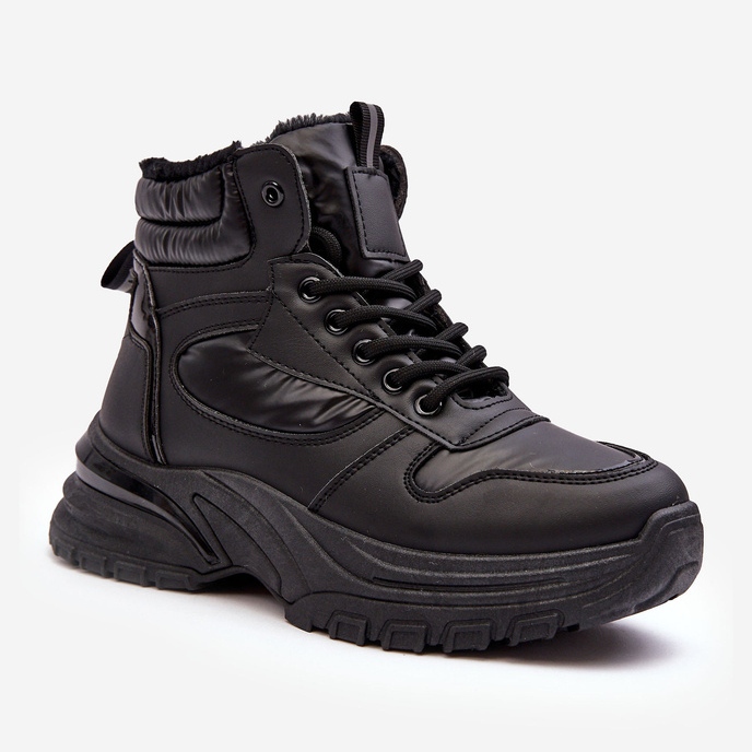 PE1 Zapatillas Deportivas Aislante Mujer Cordones Negro Dejana 1