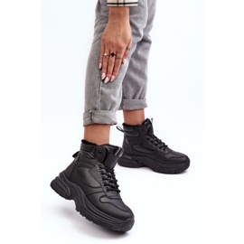 PE1 Zapatillas Deportivas Aislante Mujer Cordones Negro Dejana 4