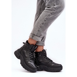 PE1 Zapatillas Deportivas Aislante Mujer Cordones Negro Dejana 3