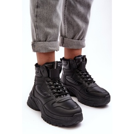 PE1 Zapatillas Deportivas Aislante Mujer Cordones Negro Dejana 6