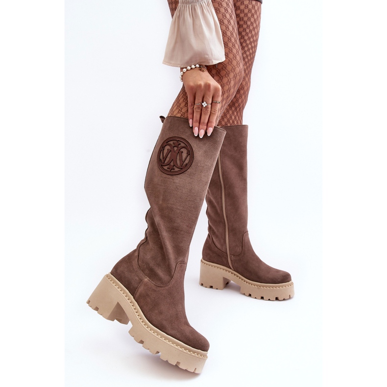 Lewski Shoes Botas por encima de la rodilla Mujer Ante Marrón Lewski 3367 2 Lewski Shoes Botas por encima de la rodilla Mujer Ante Marrón Lewski 3367 2