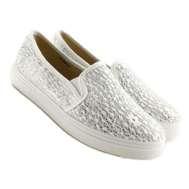 Encaje slip-on pasteles XIN07P Blanco 2