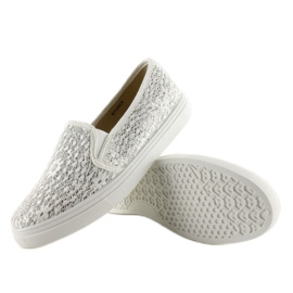 Encaje slip-on pasteles XIN07P Blanco 3