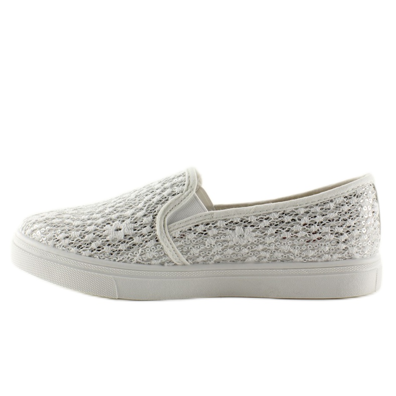 Encaje slip-on pasteles XIN07P Blanco 1