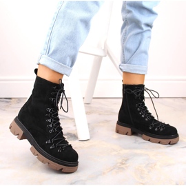 Botas negras con aislamiento de ante para mujer de Vinceza negro 2