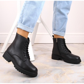 Botas de mujer de piel, aislantes, negras, T.Sokolski Z23-317 negro 2