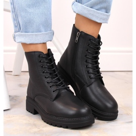 Botas de mujer de piel, aislantes, negras, T.Sokolski Z23-317 negro 3