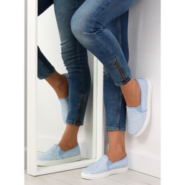Slip-on encaje pasteles XIN07P Azul claro 6